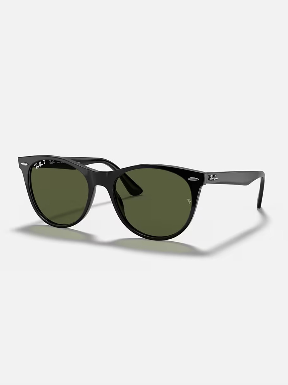 Ray Ban Wayfarer II Polarized Black Sunglasses - RB2185